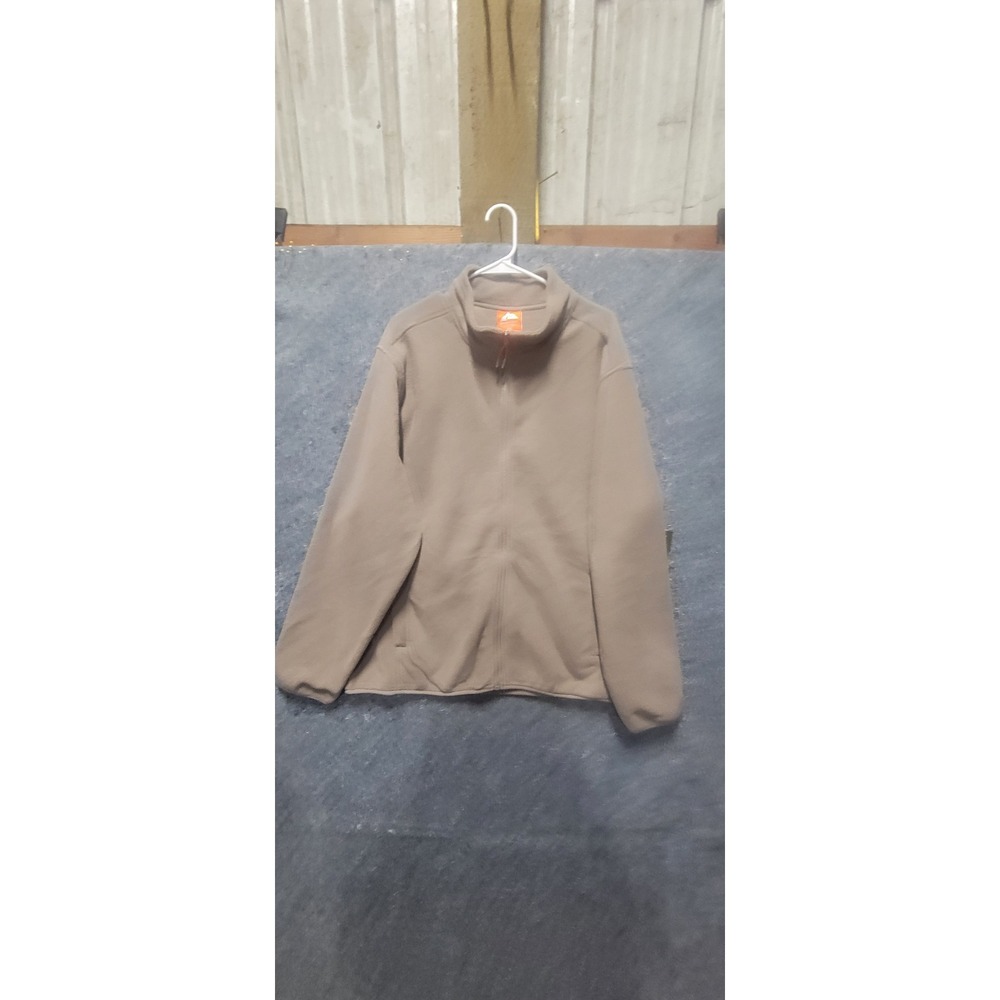 Ozark Trail‎ Men's Poloar Fleece Jacket Taupe Falls Size 2XL NWT